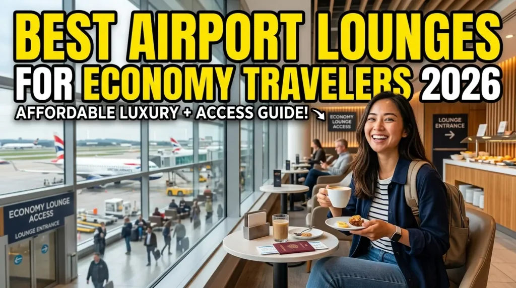 Best Airport Lounges for Economy Travelers 2026