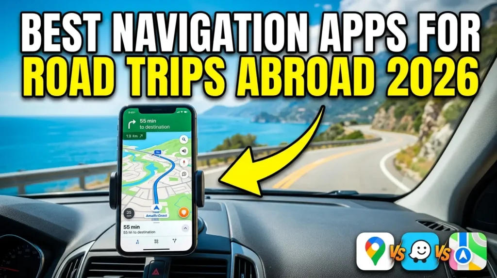 Best navigation apps for road trips abroad 2026